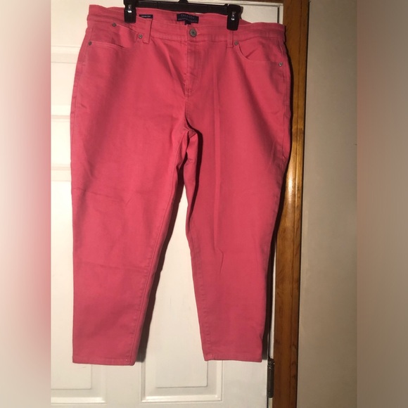 Talbots Pants - Talbots Coral Pink Simply Flattering Collection Pants